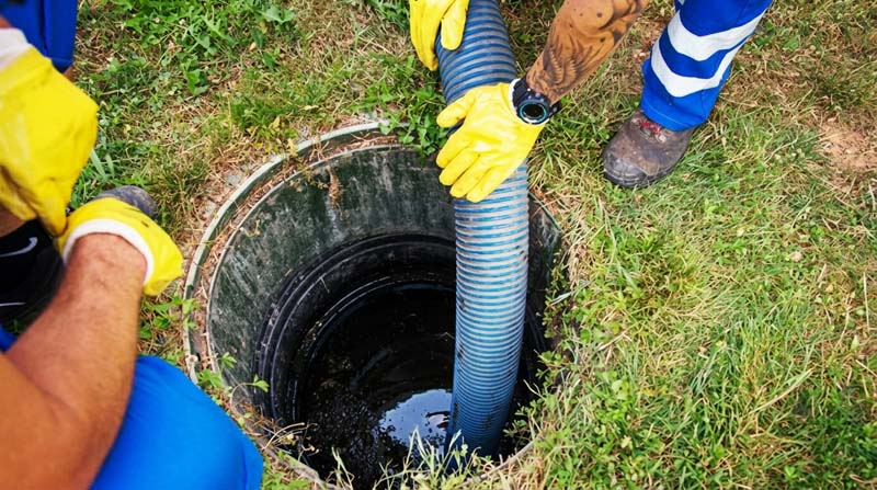 Residential septic tank cleaning service by HHH Septic Tank Cleaners